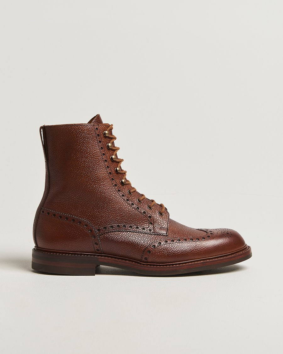 Men | Boots | Crockett & Jones | Islay Boot Tan Scotch Grain Calf