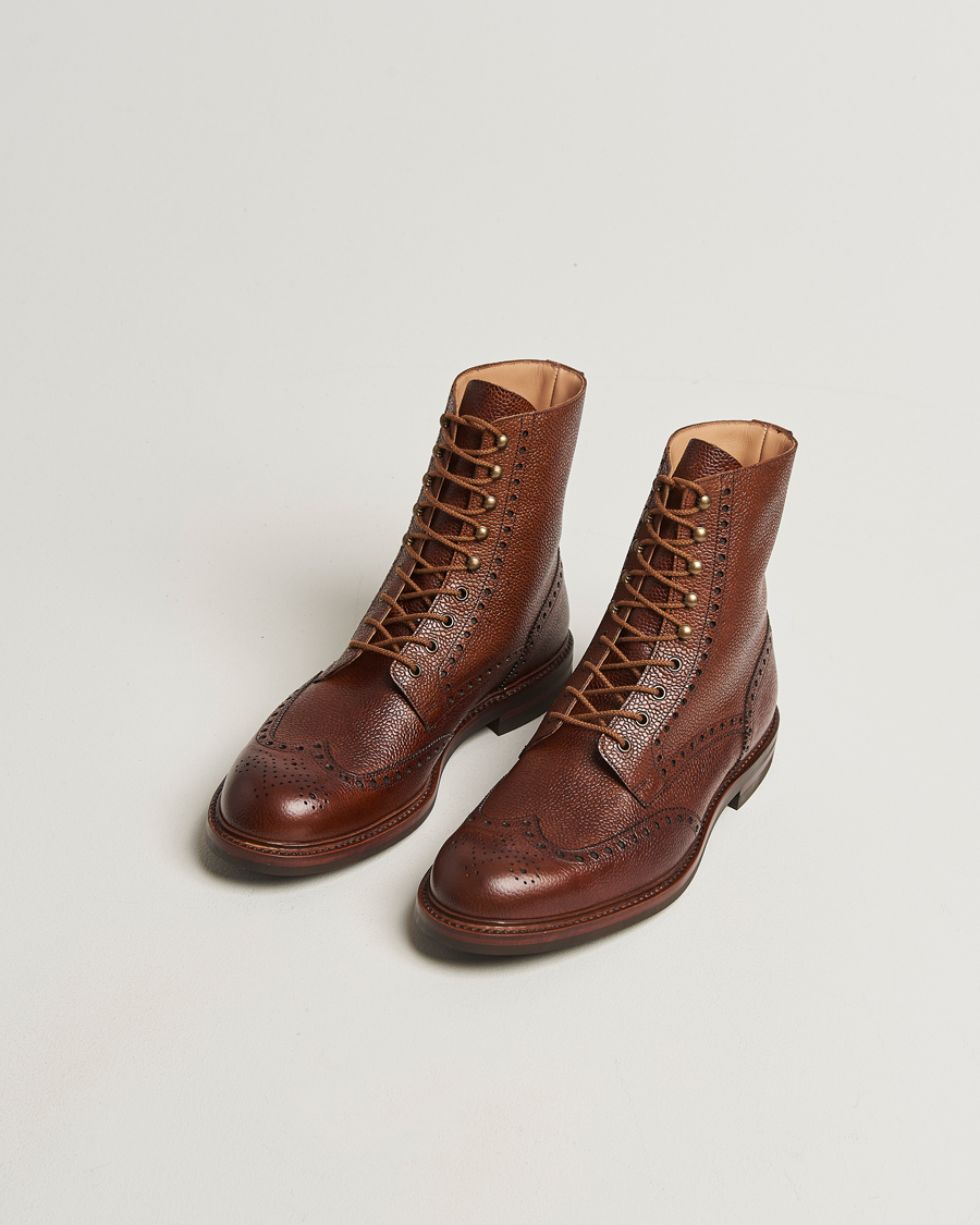 Men | Boots | Crockett & Jones | Islay Boot Tan Scotch Grain Calf