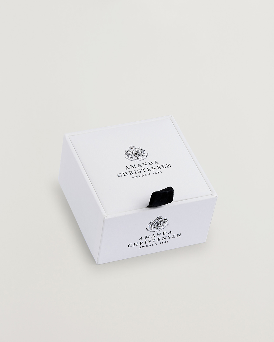 Men | Cufflinks | Amanda Christensen | Classic Cufflink Silver/Black