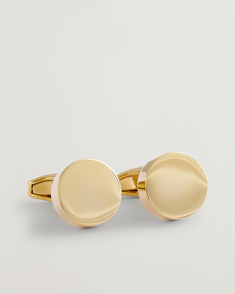Men | Cufflinks | Amanda Christensen | Classic Cufflink Gold