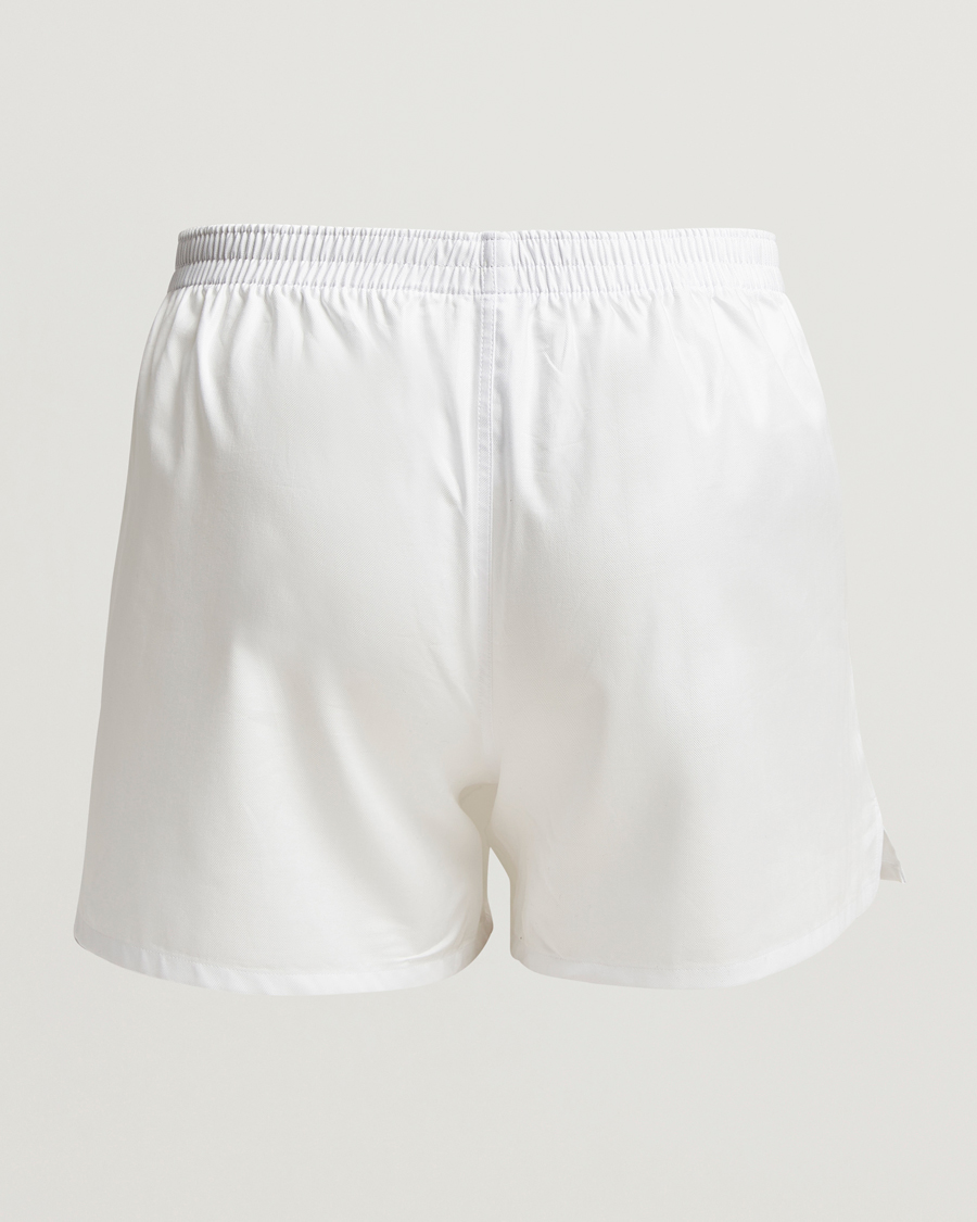Men | Underwear & Socks | Falke | Cotton Woven Boxer Shorts White
