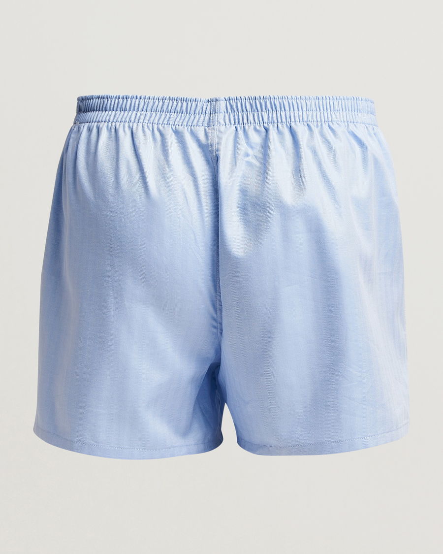 Men | Underwear & Socks | Falke | Cotton Woven Boxer Shorts Light Blue