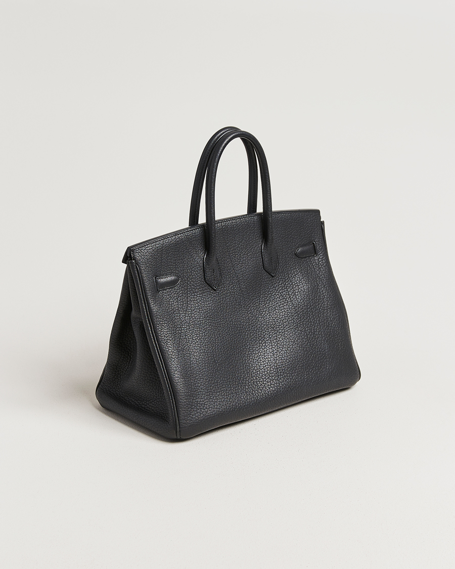 Men | Pre-Owned & Vintage Bags | Hermès Pre-Owned | Birkin 35 Fjord Leather Black