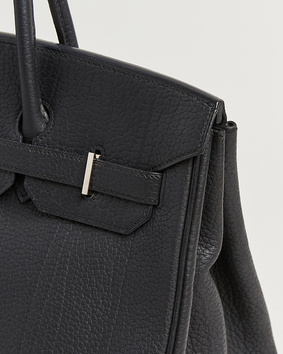 Men | Pre-Owned & Vintage Bags | Hermès Pre-Owned | Birkin 35 Fjord Leather Black