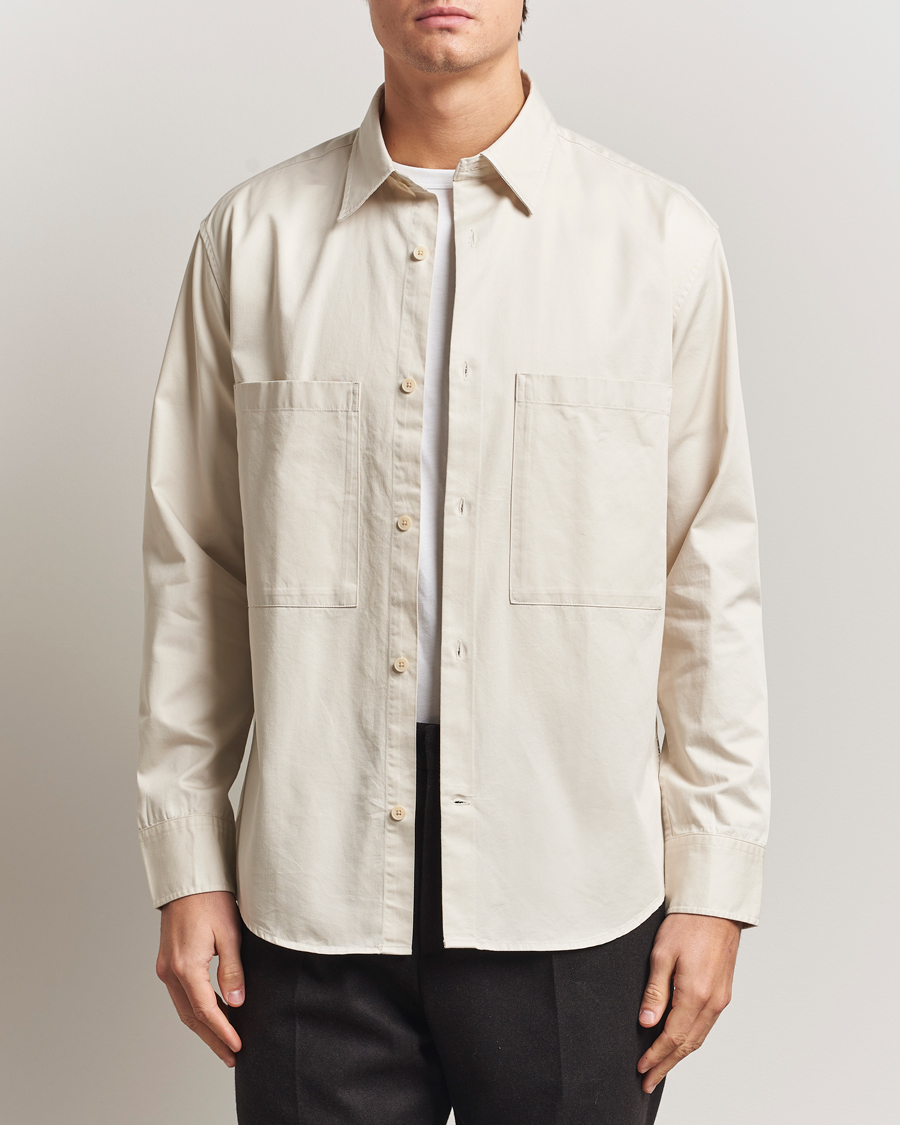 Men | Shirts | NN07 | Freddy Tencel Workwear Shirt Ivory