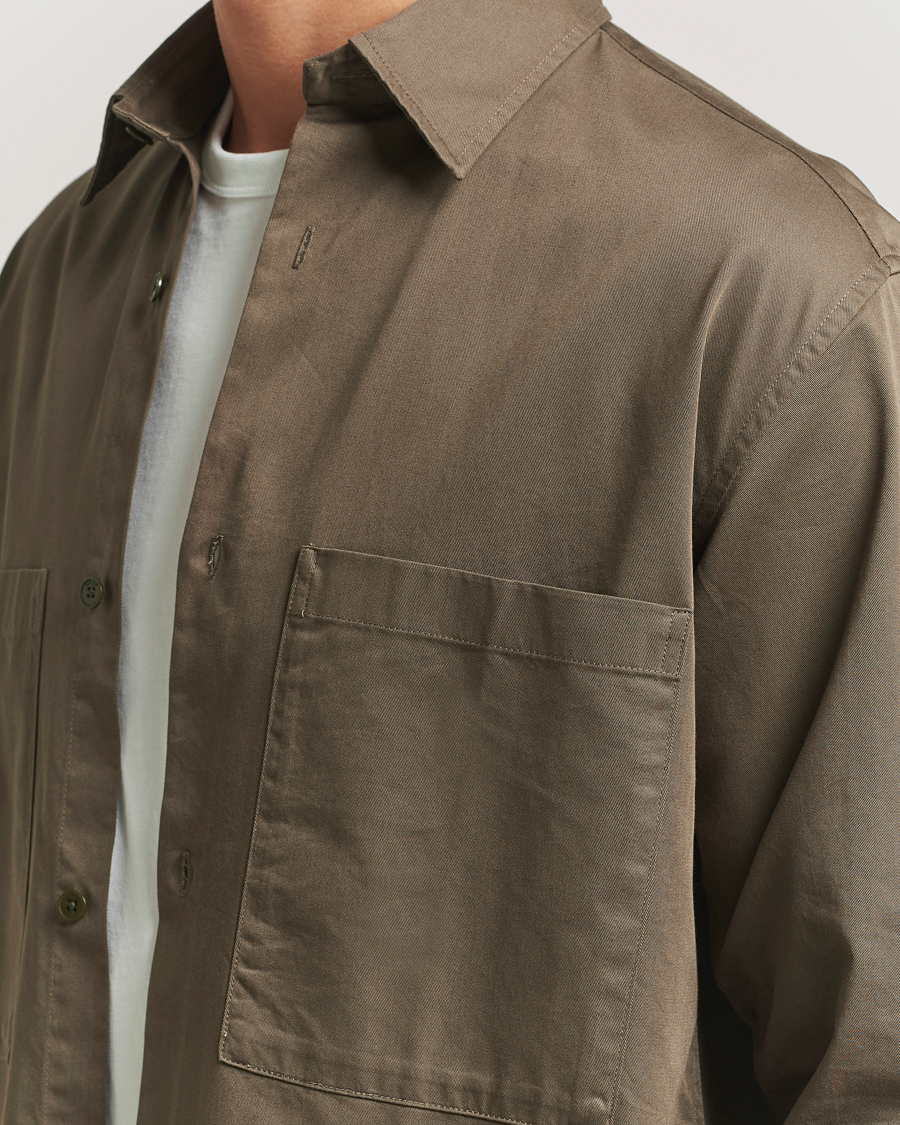 Men | Shirts | NN07 | Freddy Tencel Workwear Shirt Mable Husk
