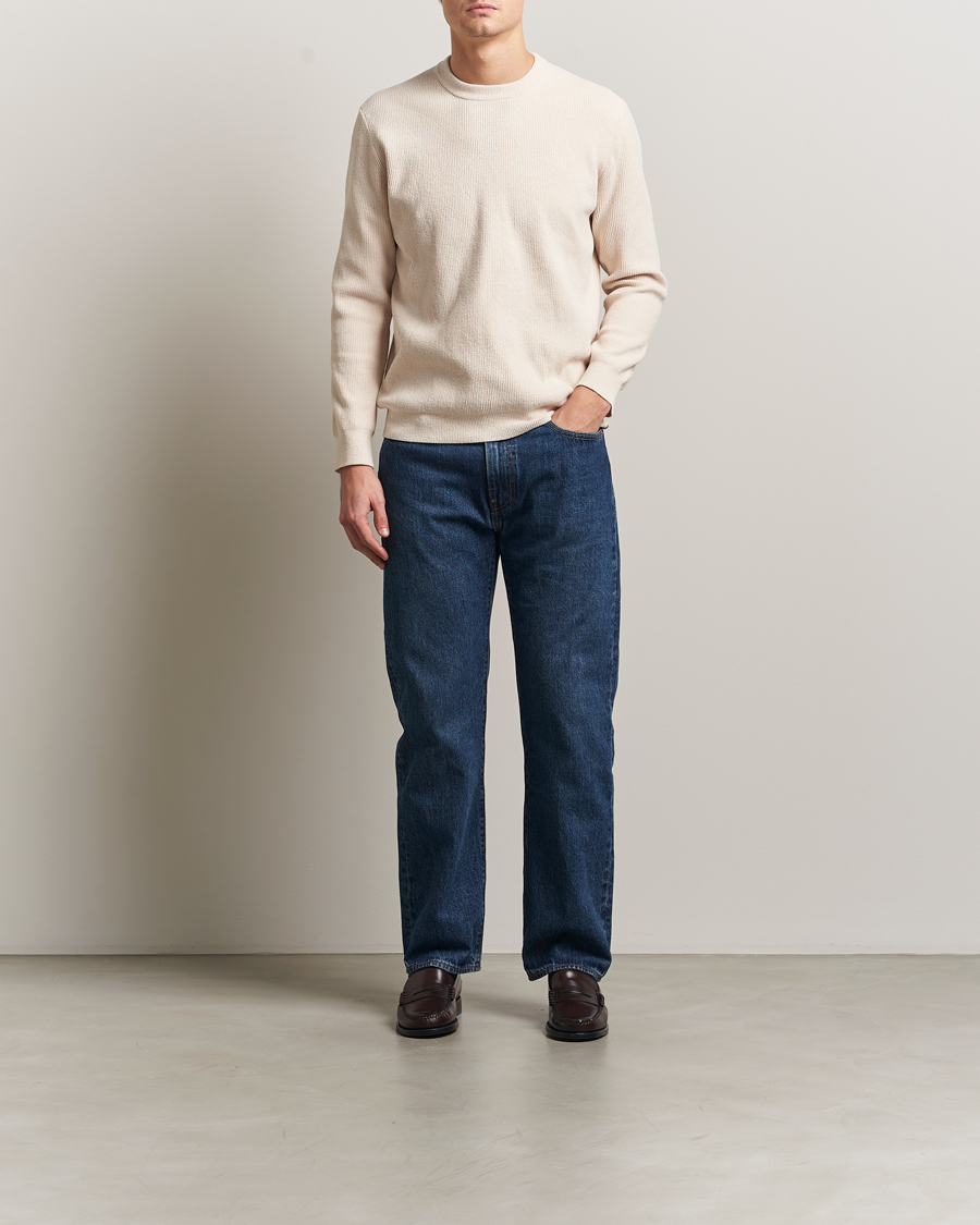 Men | Sweaters & Knitwear | NN07 | Danny Rib Knitted Crew Neck Ivory