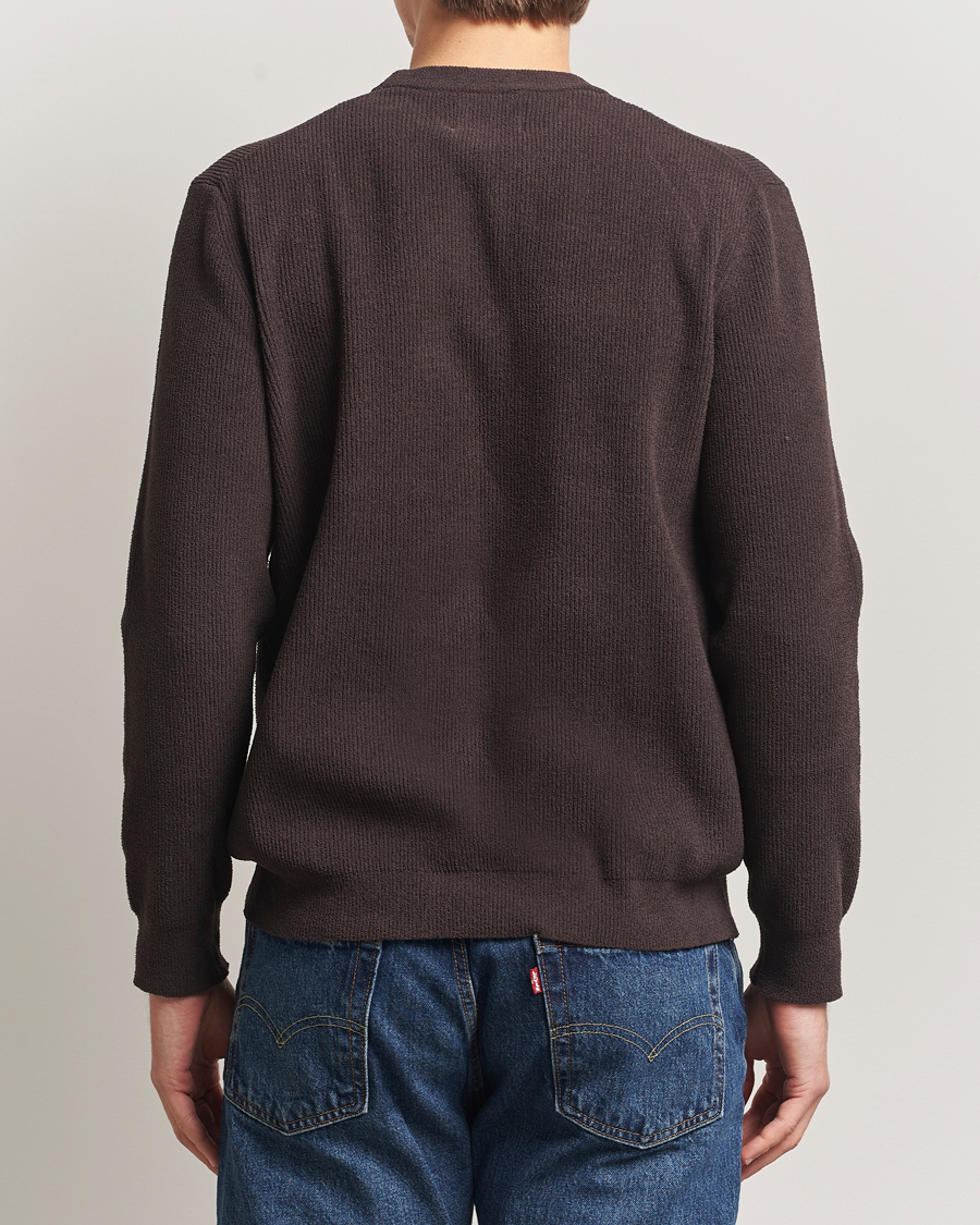 Men | Sweaters & Knitwear | NN07 | Danny Rib Knitted Crew Neck Dusky Port