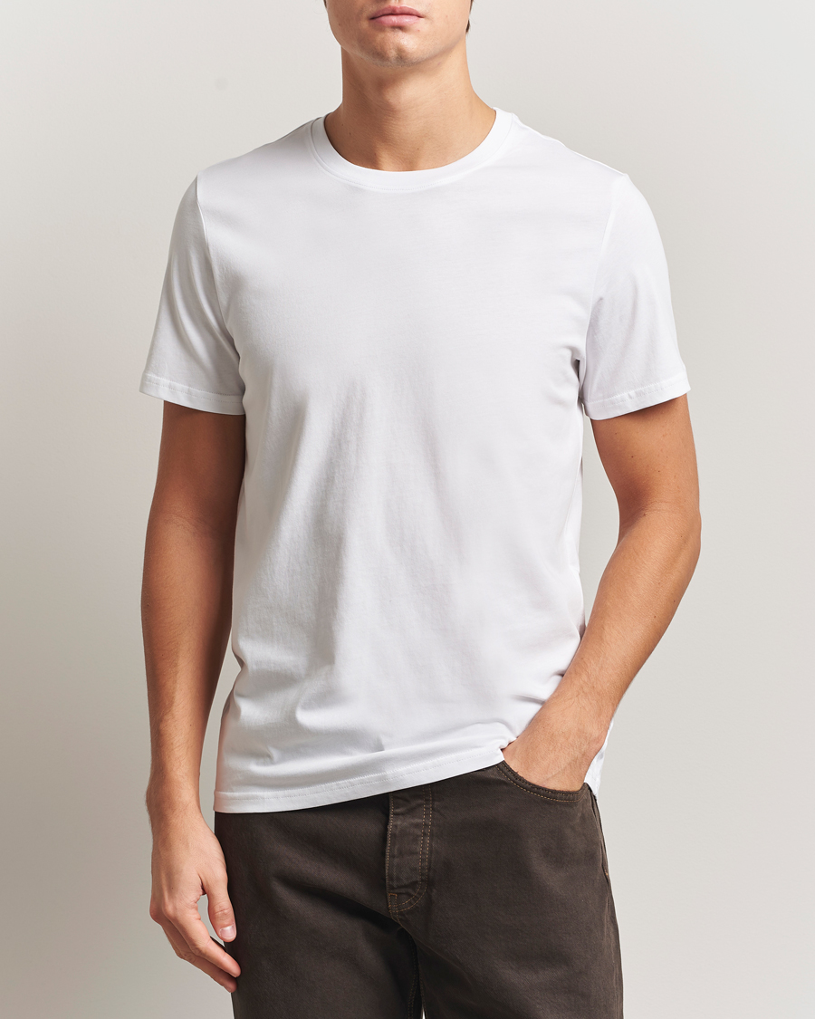 Men | T-Shirts | NN07 | Percy Crew Neck T-Shirt White