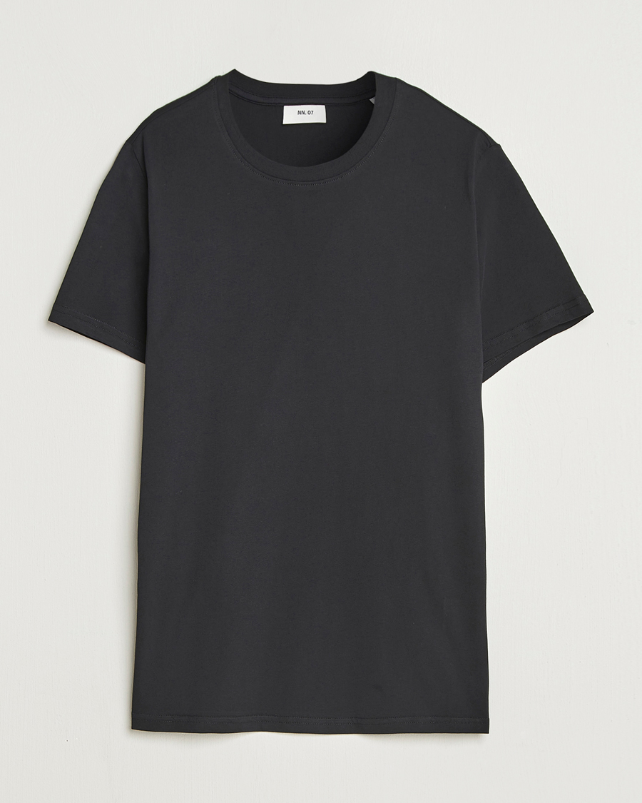 Men | T-Shirts | NN07 | Percy Crew Neck T-Shirt Black