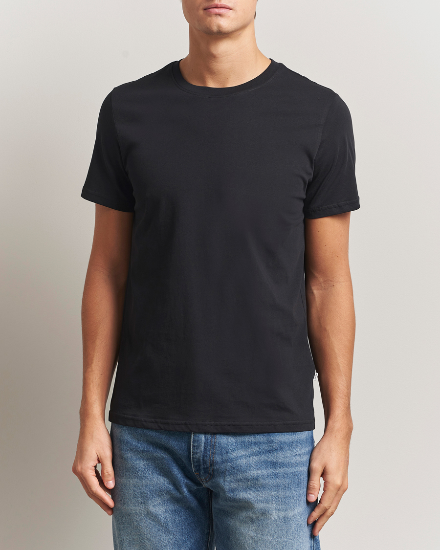 Men | T-Shirts | NN07 | Percy Crew Neck T-Shirt Black