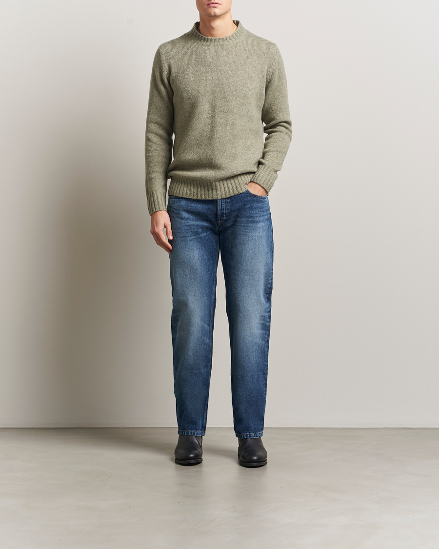 Men | Sweaters & Knitwear | NN07 | Lee Wool Knitted Sweater Valley Green