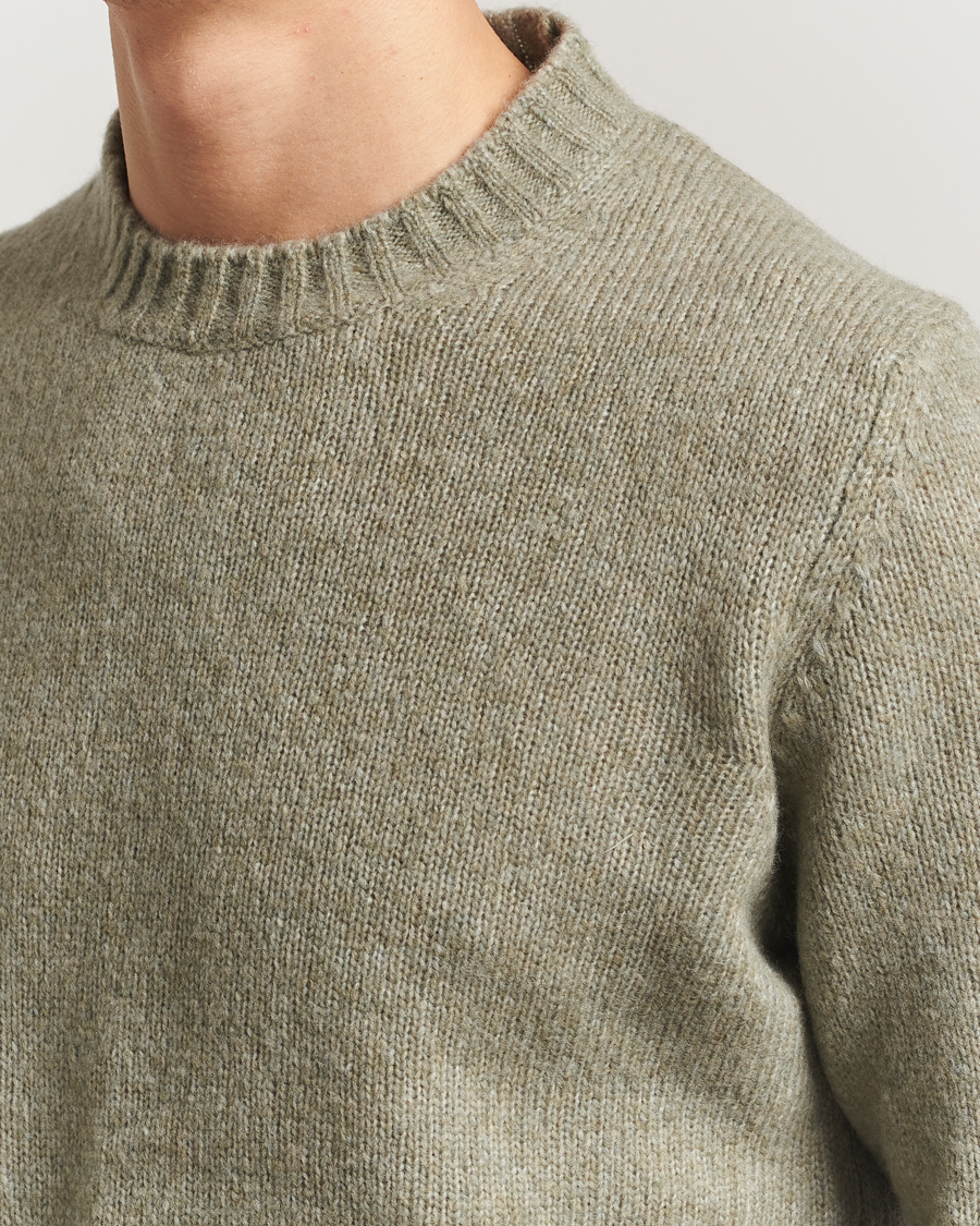 Men | Sweaters & Knitwear | NN07 | Lee Wool Knitted Sweater Valley Green