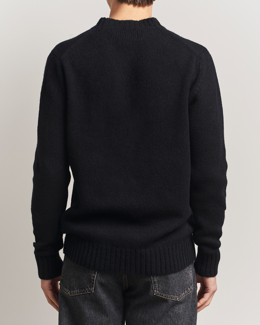 NN07 Lee Wool Knitted Sweater Black at CareOfCarl.com