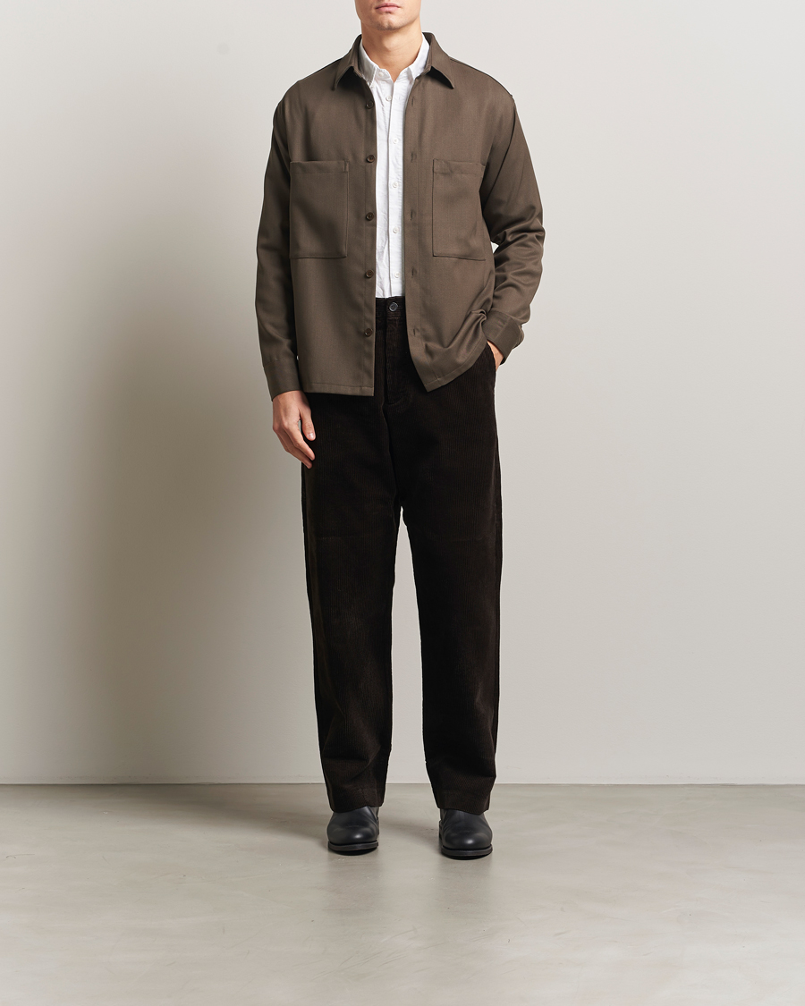 Men | Trousers | NN07 | Paw Relaxed Fit Corduroy Trousers Demitasse Brown