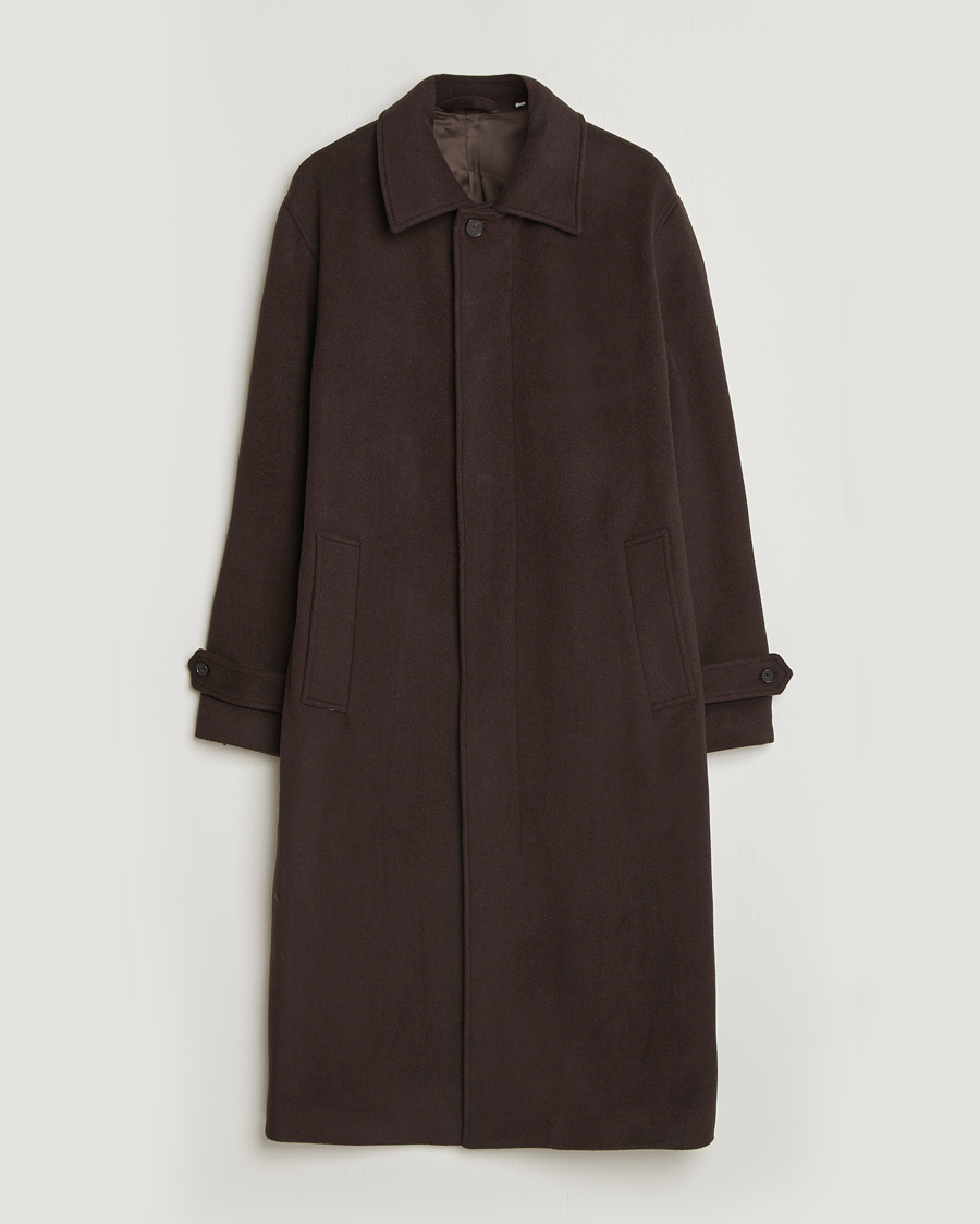 Men | Coats & Jackets | NN07 | Gibson Wool Coat Demitasse Brown