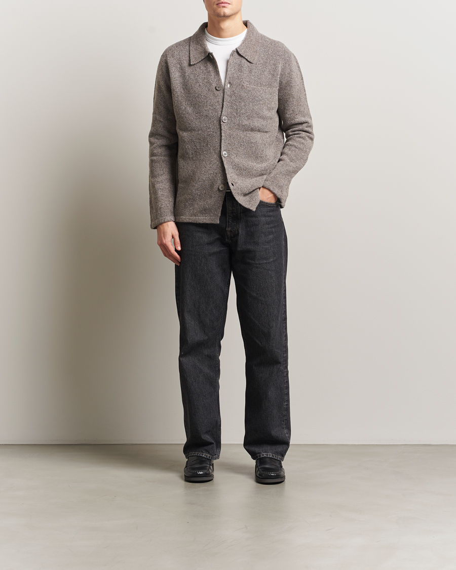 Men | Sweaters & Knitwear | NN07 | Jonas Wool Cardigan Mable Husk
