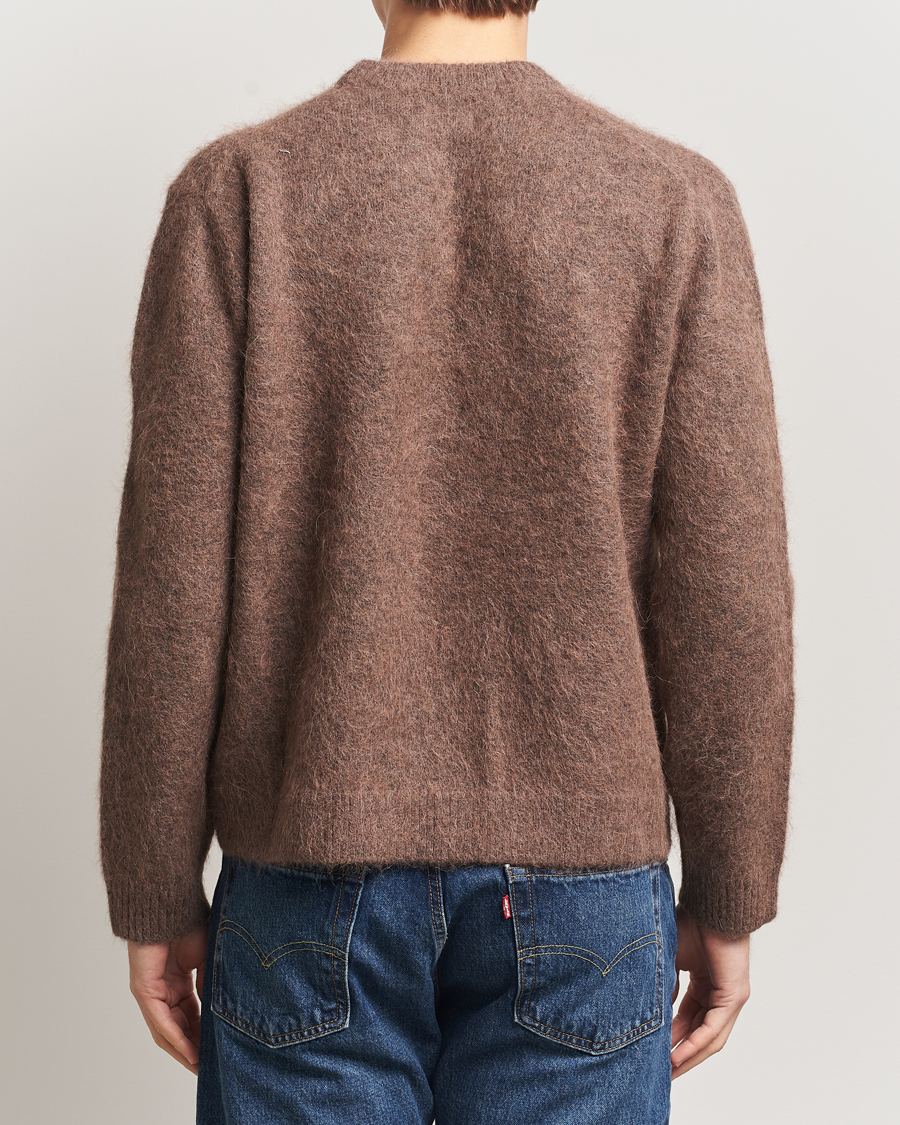 Men | Sweaters & Knitwear | NN07 | Russell Alpaca Knitted Crew Neck Mable Husk