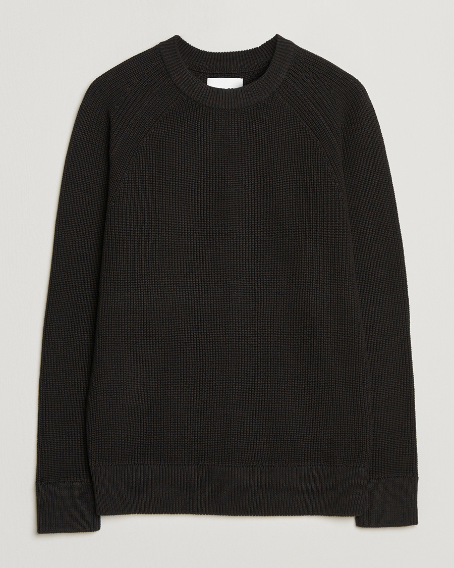 Men | Sweaters & Knitwear | NN07 | Jacobo Cotton Knitted Sweater Dusky Port