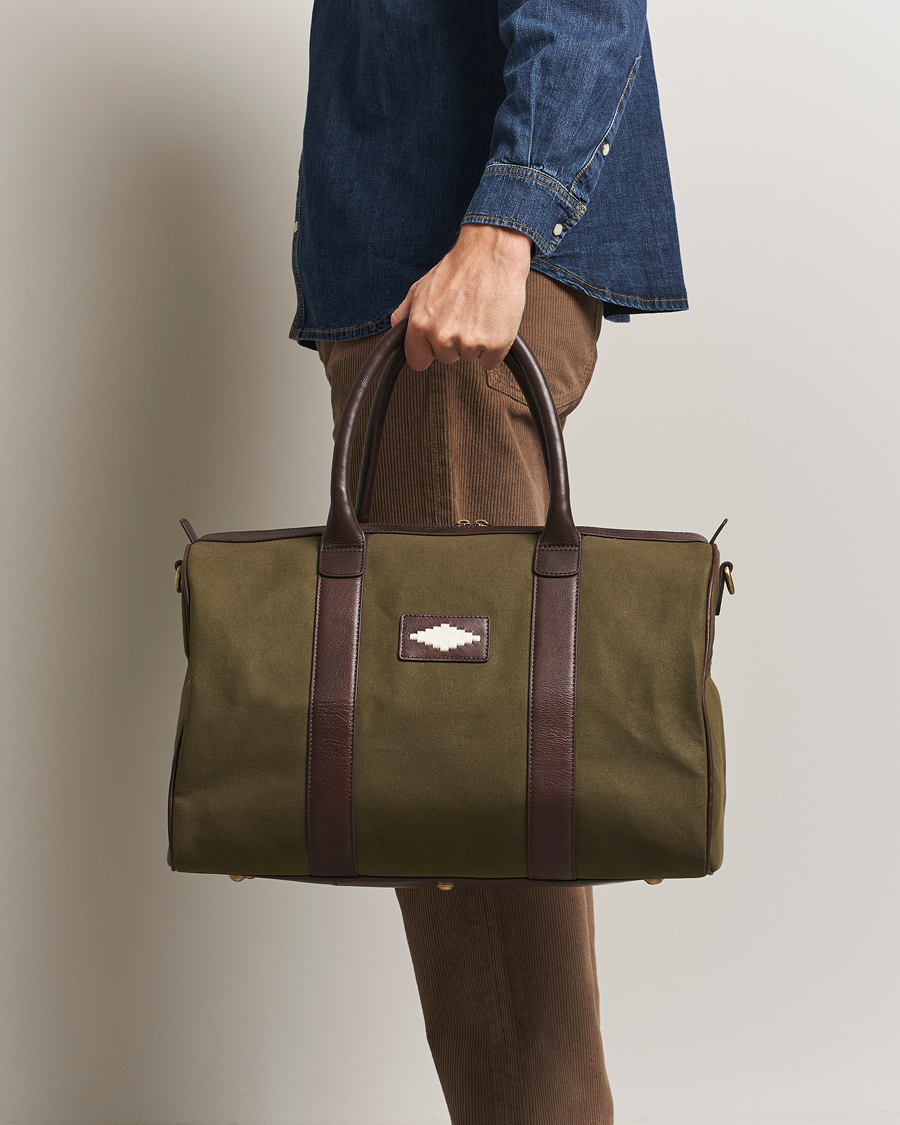 Men | Bags | Pampeano | Varon Small Canvas Weekend Bag Forest