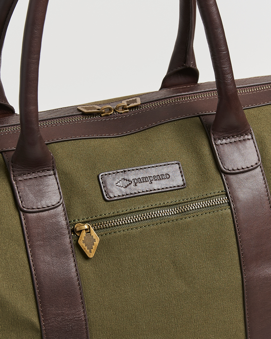 Men | Bags | Pampeano | Varon Small Canvas Weekend Bag Forest
