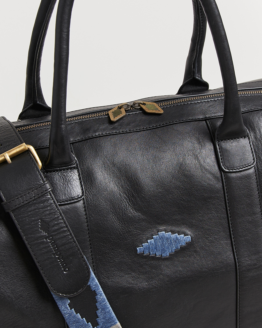 Men | Bags | Pampeano | Varon Small Leather Weekend Bag Black