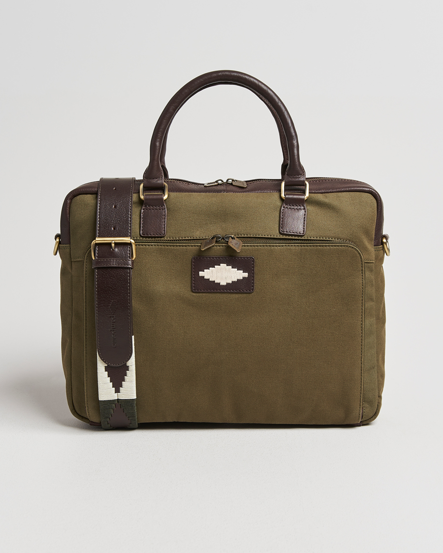 Men | Bags | Pampeano | Mensajero Canvas Briefcase Forest