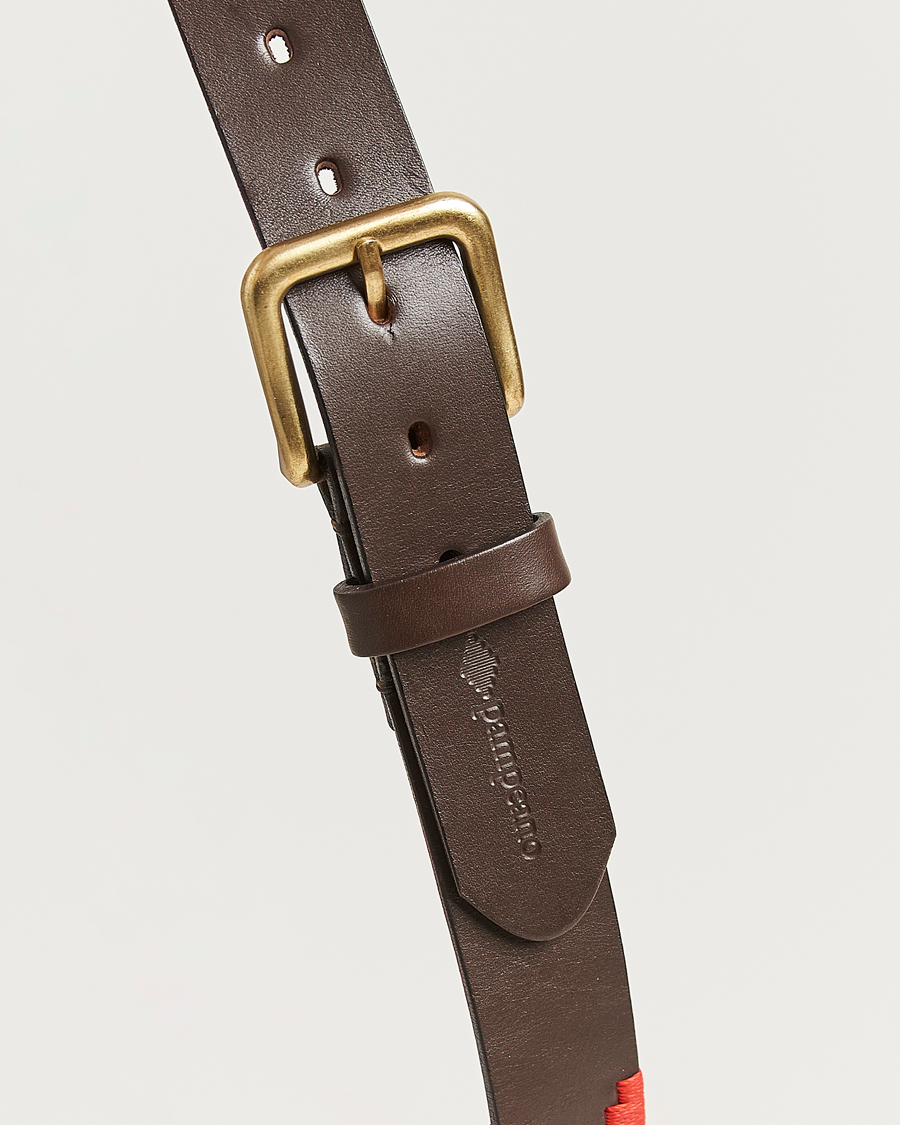 Men | Belts | Pampeano | Brisa Hand Stitched Classic Leather Belt 3,5cm Multi