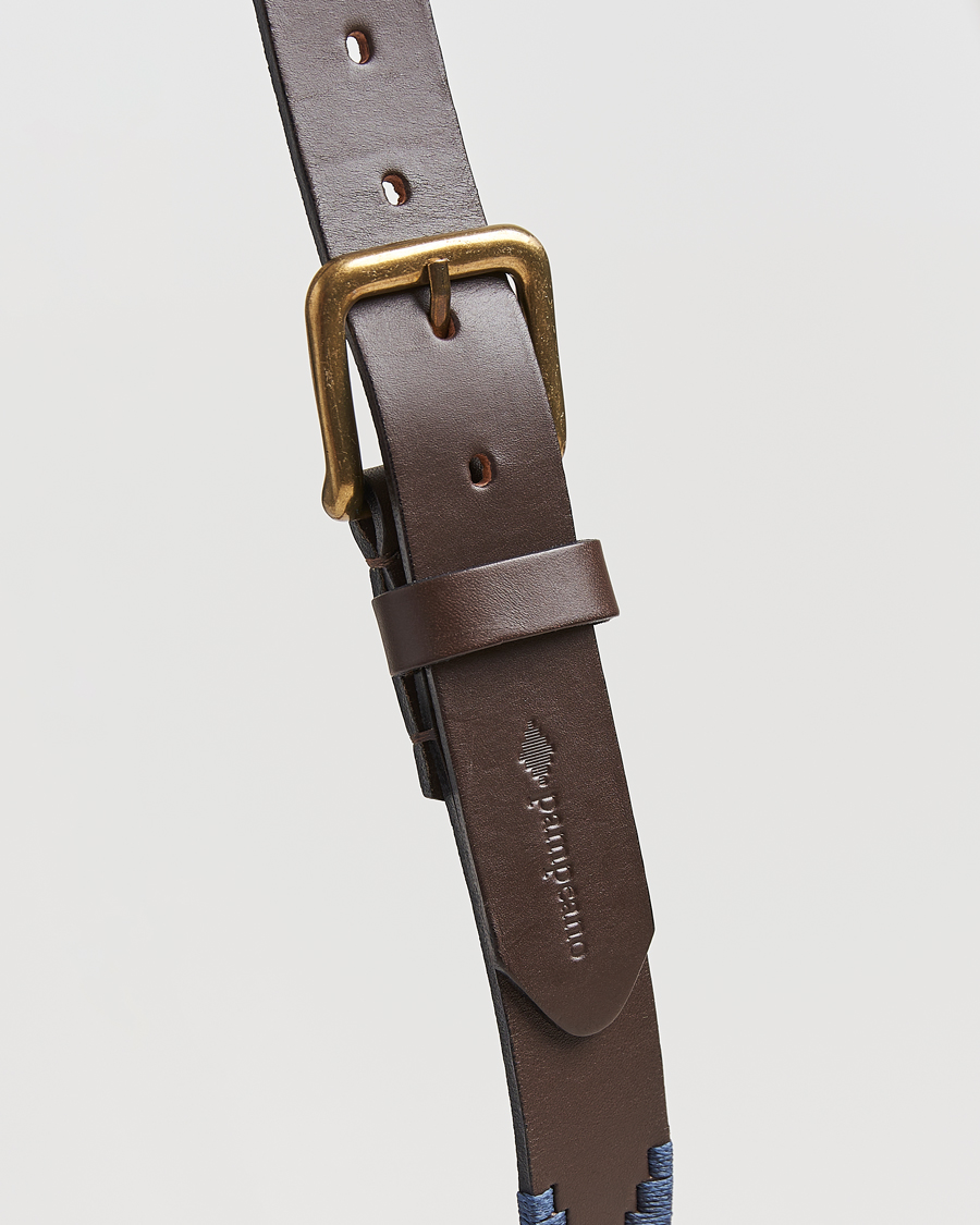 Men | Belts | Pampeano | Aurora Hand Stitched Classic Leather Belt 3,5cm Orange