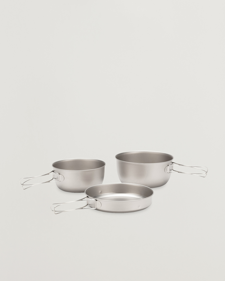 Men | Outdoor living | Snow Peak | 3 Piece Cookset Titanium