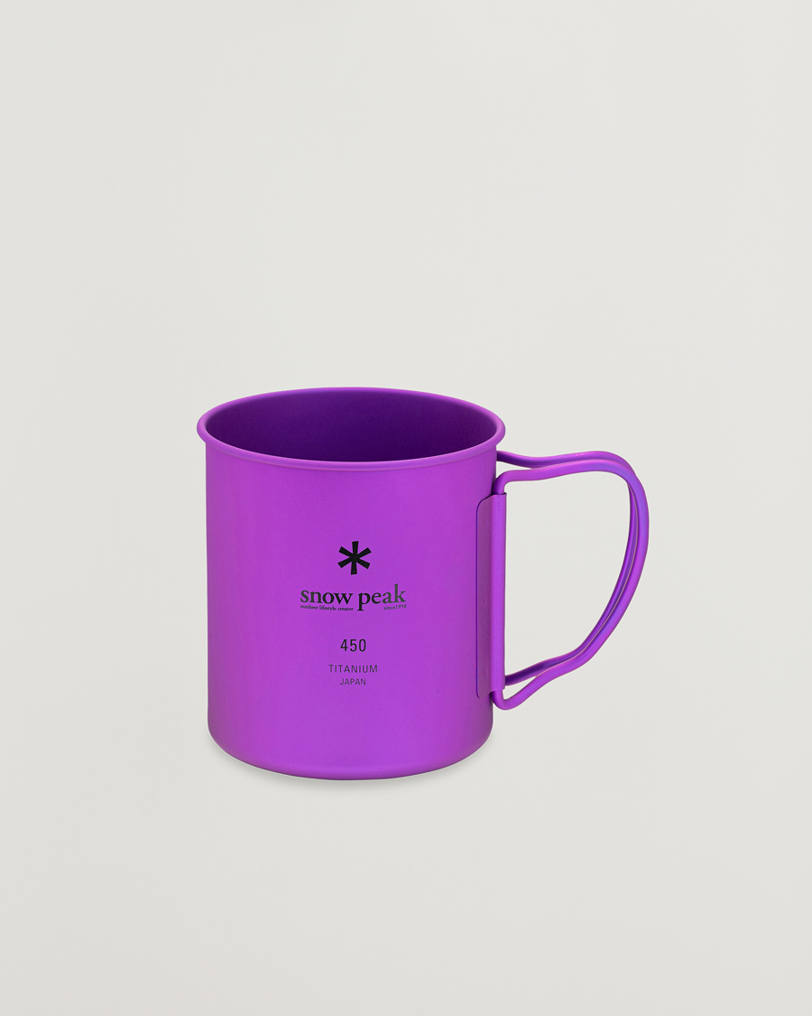 Men | Outdoor living | Snow Peak | Single Wall Mug 450 Purple Titanium