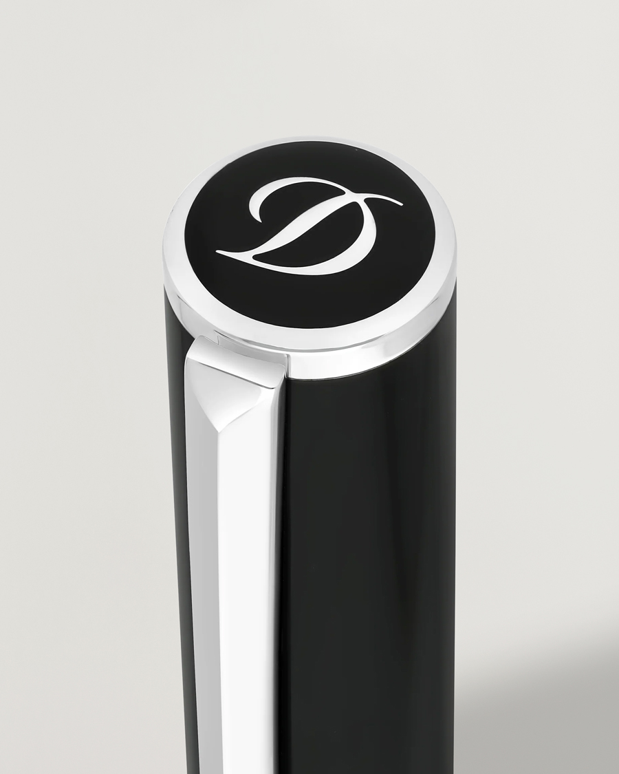 Men | Pens | S.T. Dupont | D-Initial Rollerball Pen Black/Chrome