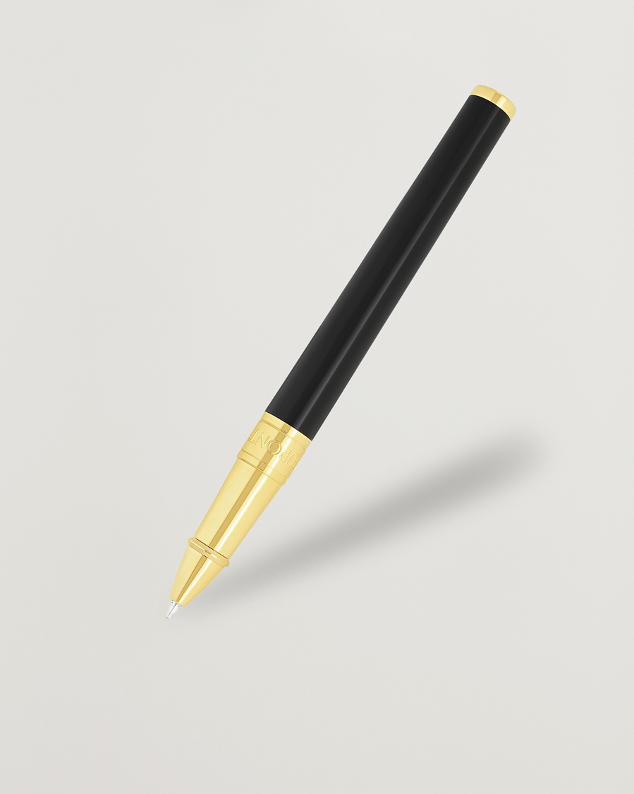 Men | Pens | S.T. Dupont | D-Initial Rollerball Pen Black/Golden