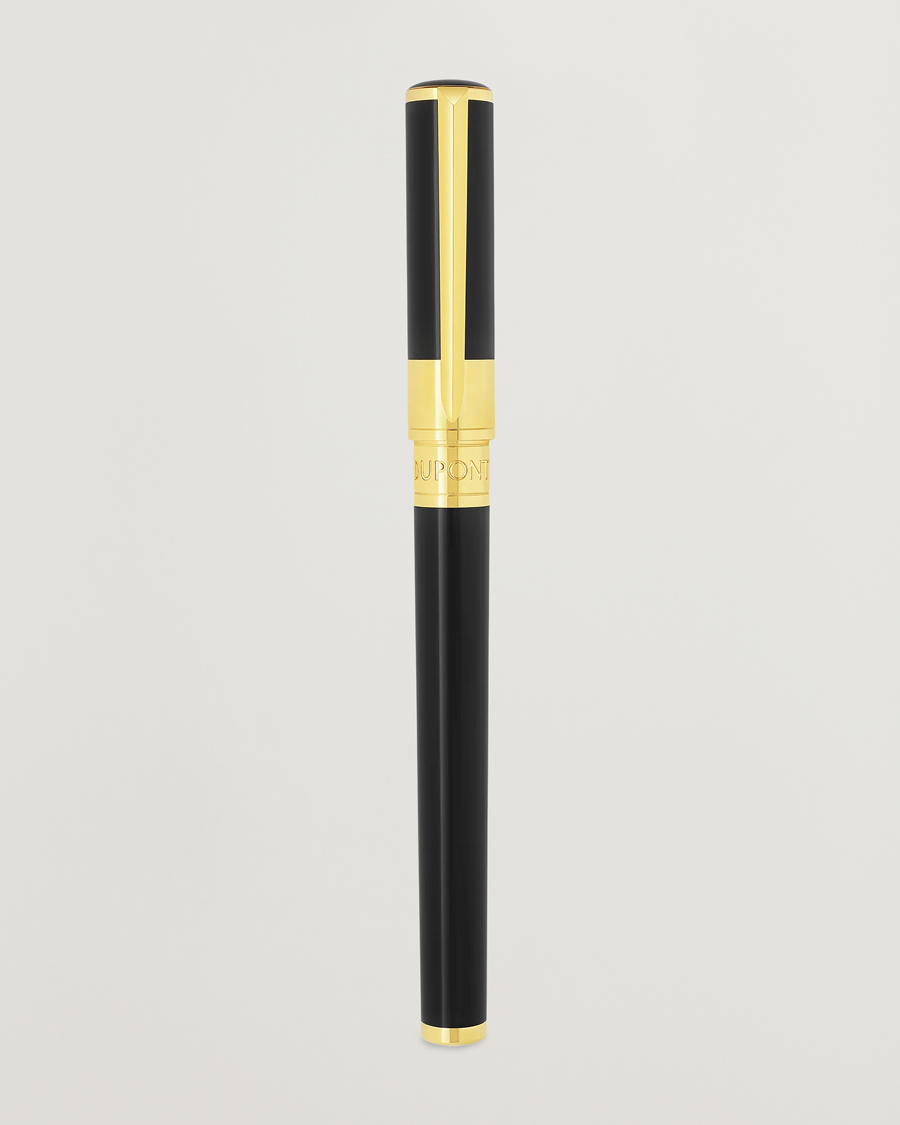 Men | Pens | S.T. Dupont | D-Initial Rollerball Pen Black/Golden