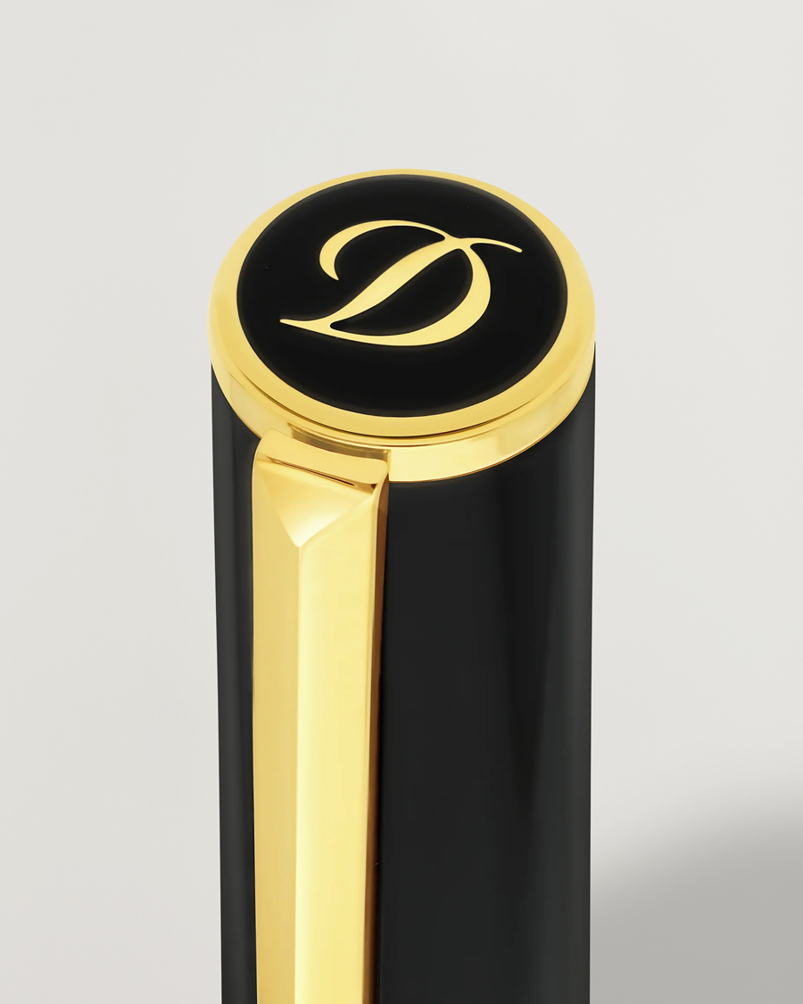 Men | Pens | S.T. Dupont | D-Initial Rollerball Pen Black/Golden