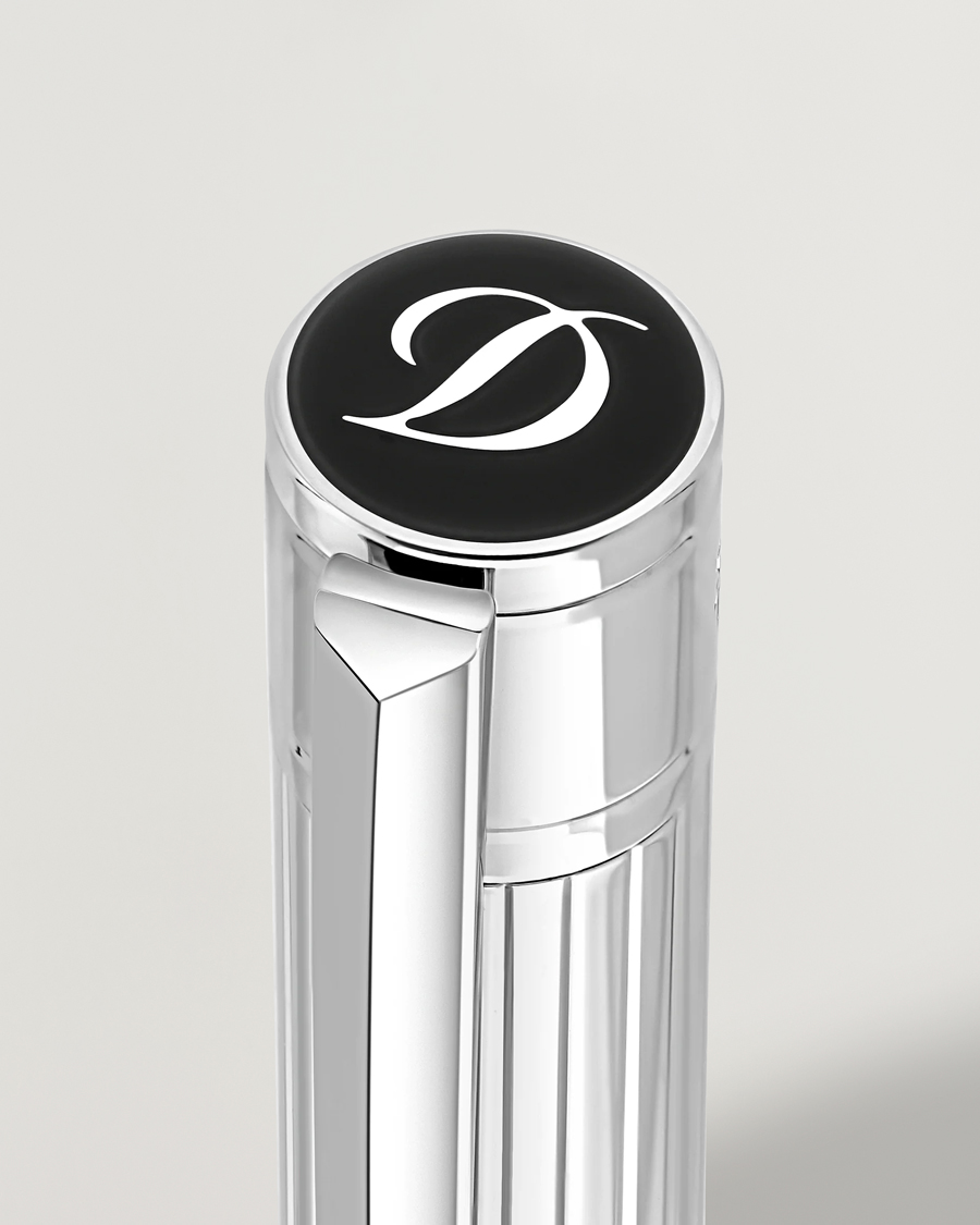 Men | Pens | S.T. Dupont | D-Initial Ballpoint Pen Chrome