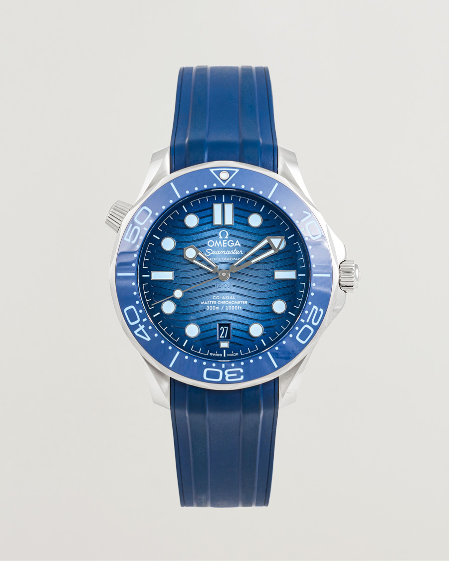 Men | Pre-Owned & Vintage Watches | Omega Pre-Owned | Summer Blue Seamaster Diver 300m 75th
