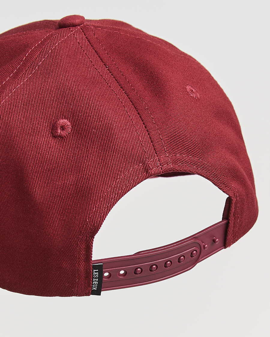 Men | Hats & Caps | LES DEUX | Baseball Cap Suede II Port Royal Red