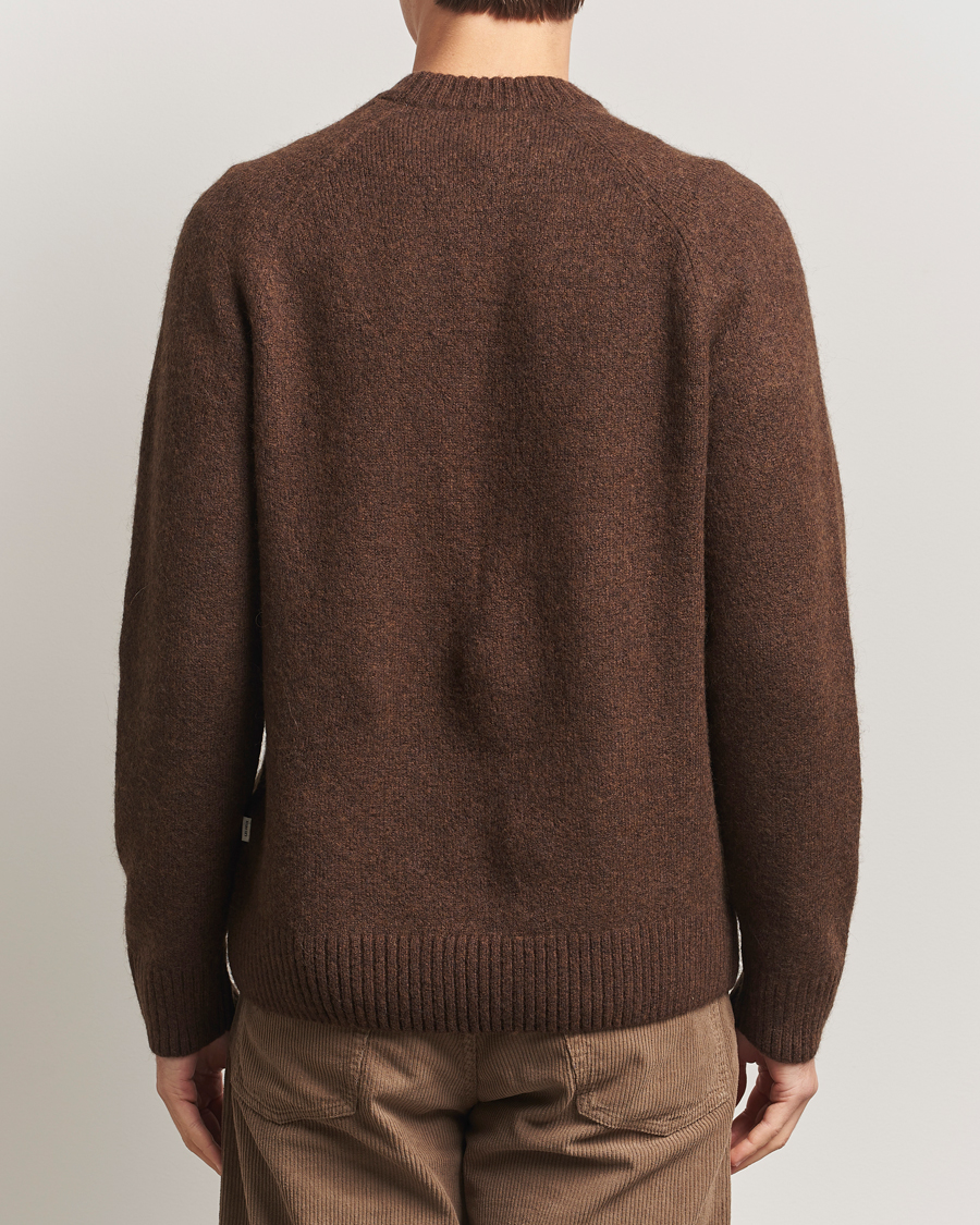 Men | Sweaters & Knitwear | LES DEUX | Gilbert Crew Neck Knit Slate Brown