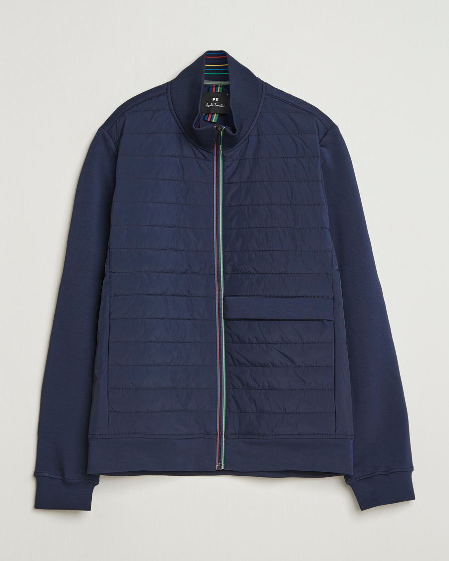 Men | Coats & Jackets | PS Paul Smith | Mixed Media Jacket Navy