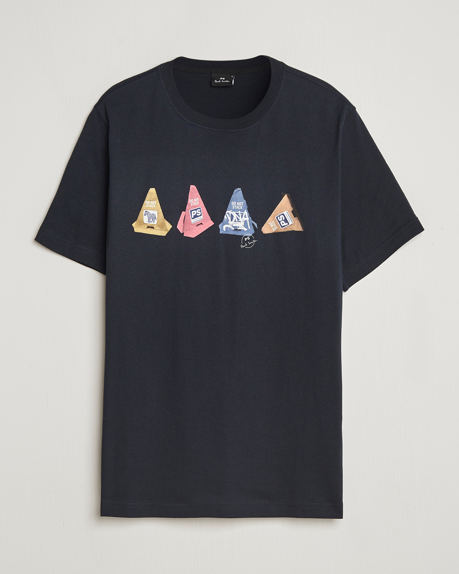 Men | T-Shirts | PS Paul Smith | Cones Printed T-Shirt Navy