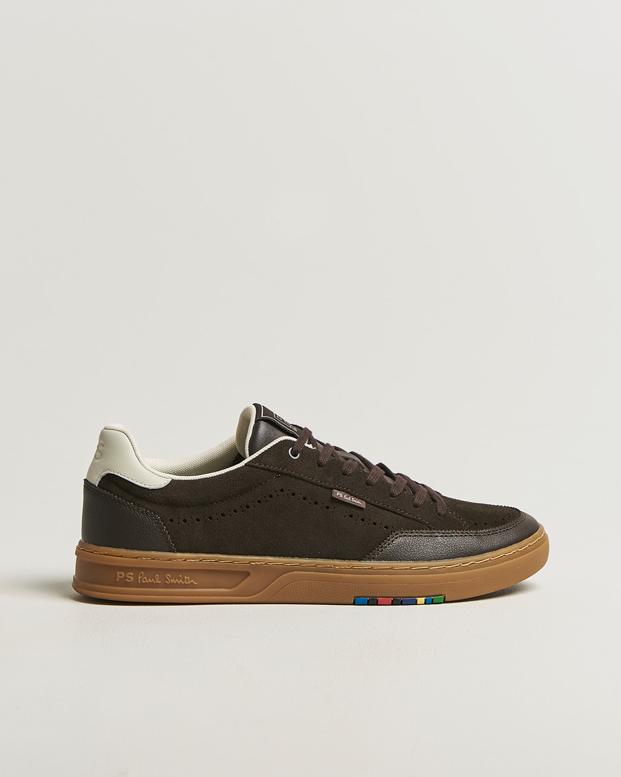 Men | Sneakers | PS Paul Smith | Hillstar Suede/Leather Sneaker Dark Brown