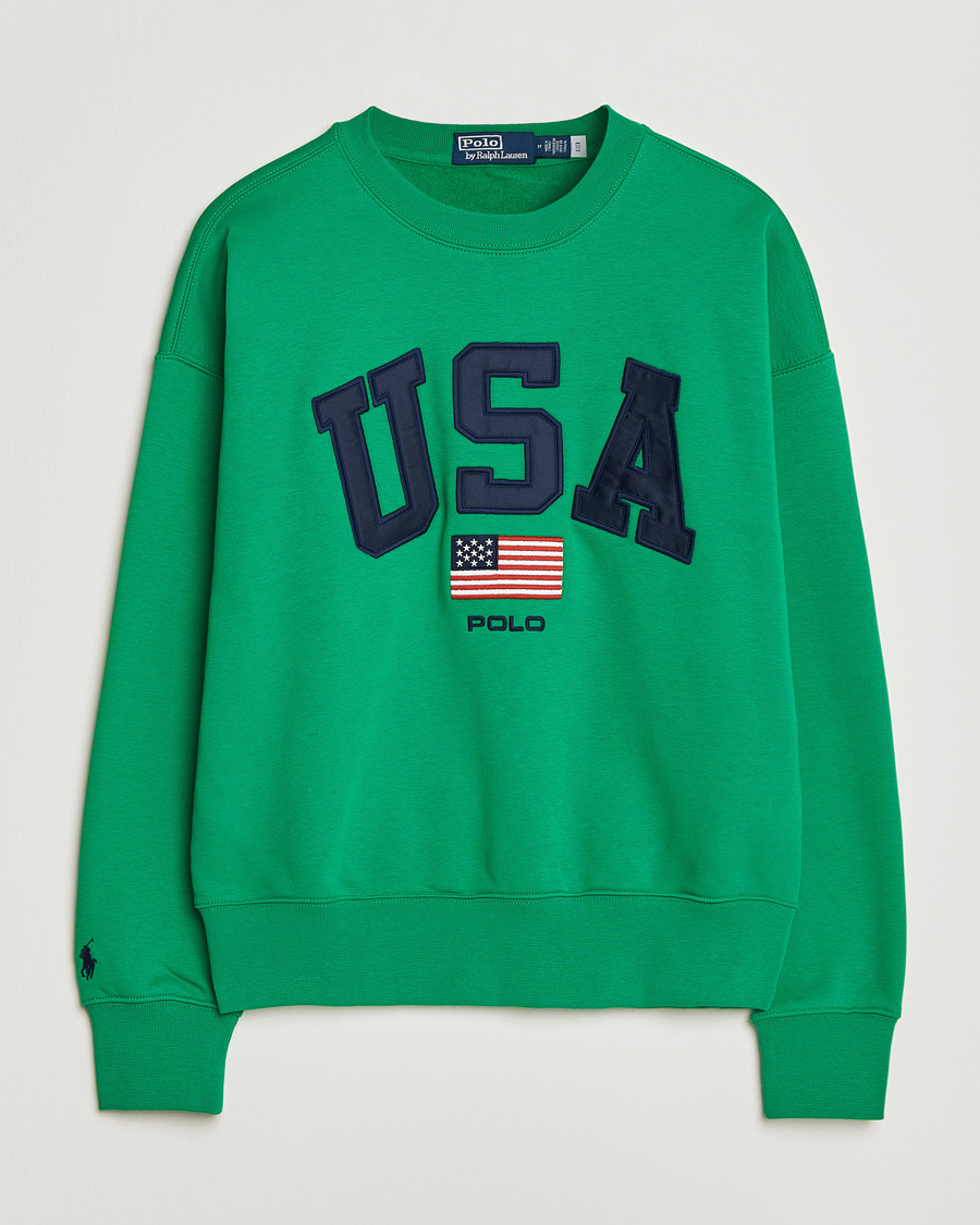 Men | Sweaters & Knitwear | Polo Ralph Lauren | USA Sweatshirt Billiard Green