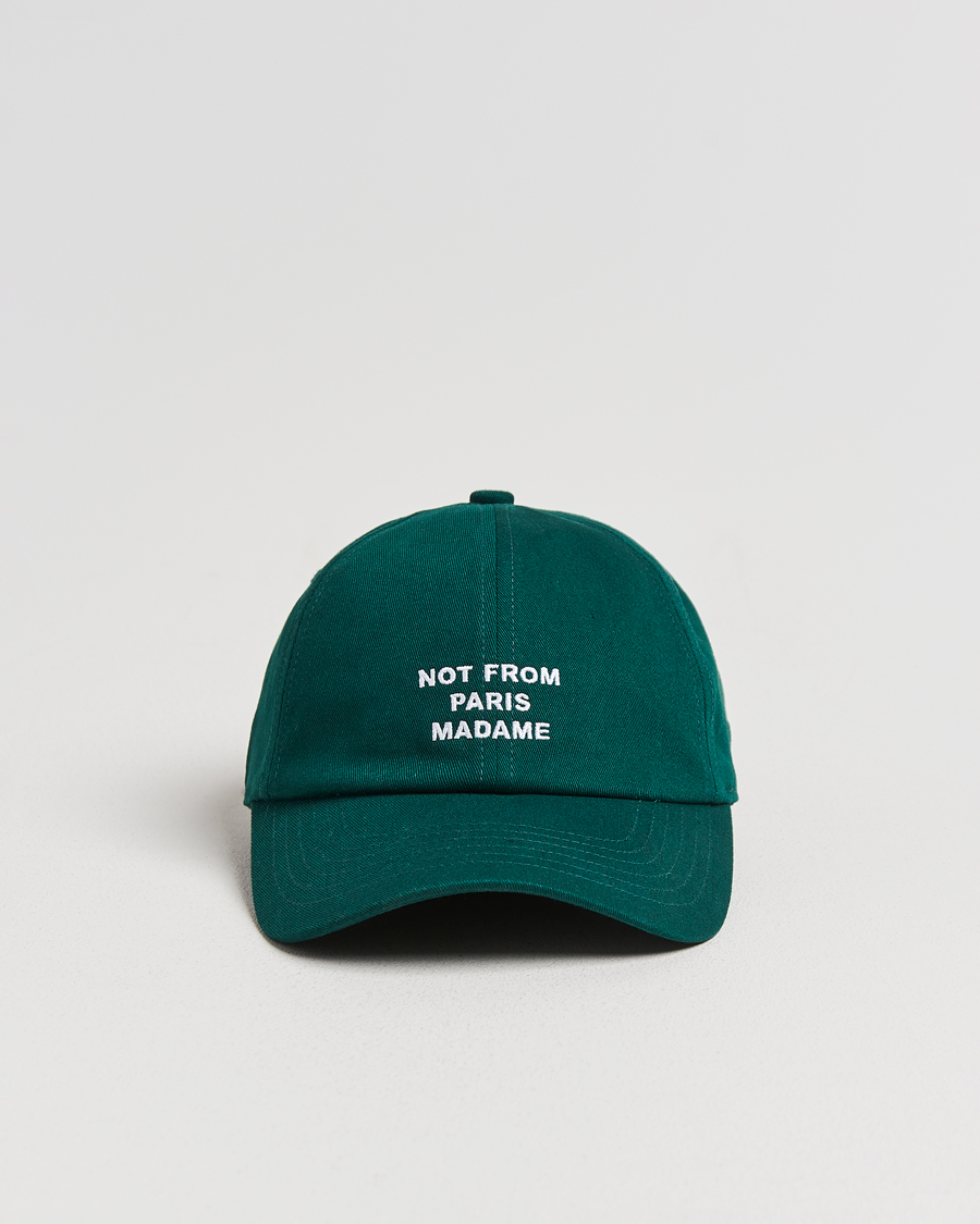 Men | Hats & Caps | Drôle de Monsieur | Drôle de MonsieurSlogan BaseballDark Green