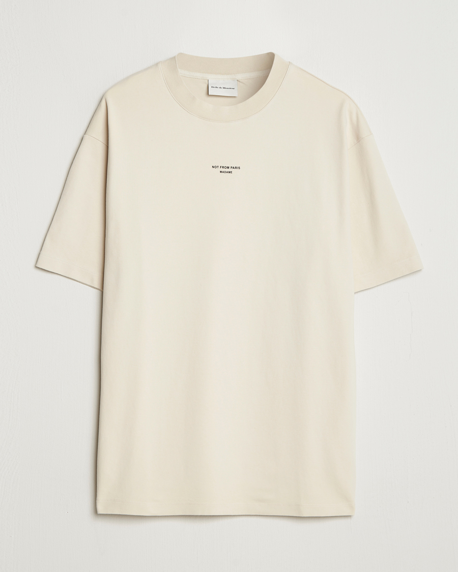 Men | T-Shirts | Drôle de Monsieur | Classic Slogan T-Shirt Mastic