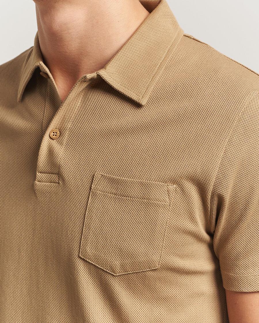 Men | Polo Shirts | Sunspel | Riviera Polo Shirt Tan