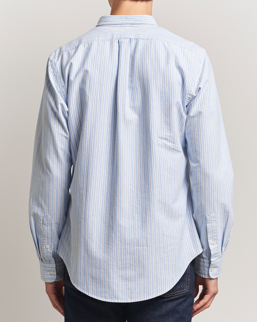 Men | Shirts | Polo Ralph Lauren | Slim Fit Oxford Striped Shirt Light Blue/White