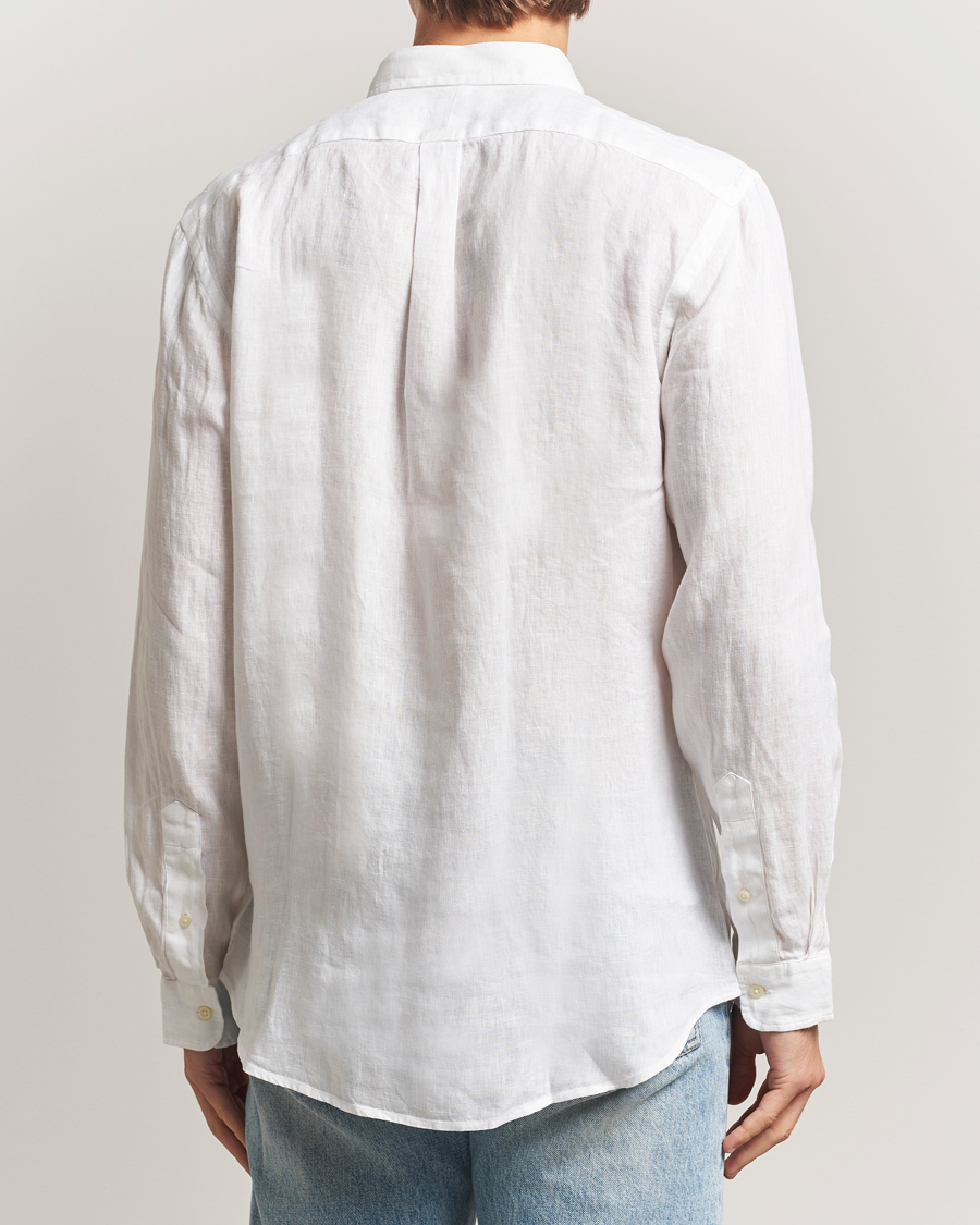 Men | Gilets | Polo Ralph Lauren | Slim Fit Linen Shirt White