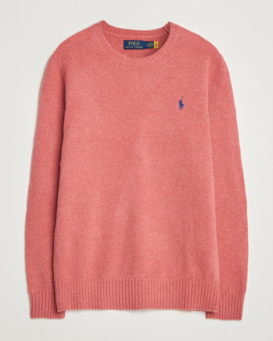 Men | Sweaters & Knitwear | Polo Ralph Lauren | Wool/Cashmere Crew Neck Strawberry Gelato
