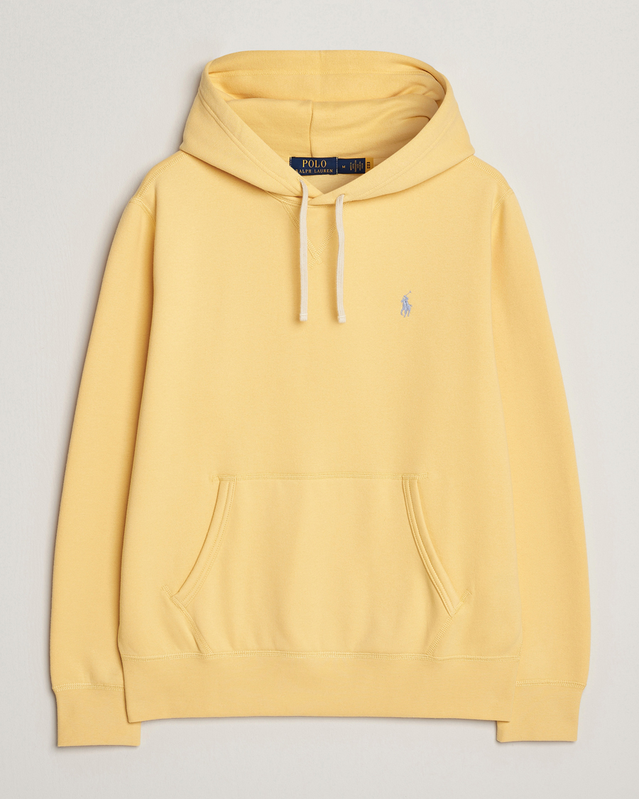 Men | Sweaters & Knitwear | Polo Ralph Lauren | RL Fleece Hoodie Corn Yellow